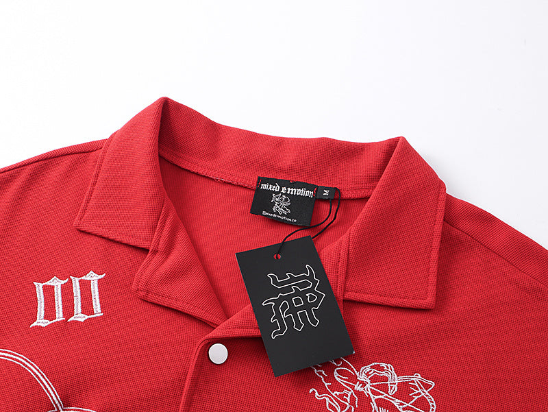 Mixed emotion T-shirt Red