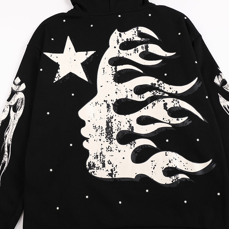 Hellstar Galaxy Hoodie – Black Edition