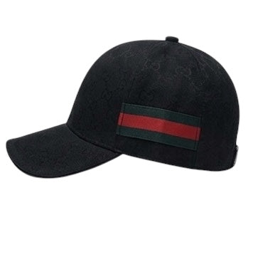 Gorra de Béisbol Estilo Monograma - Black Edition