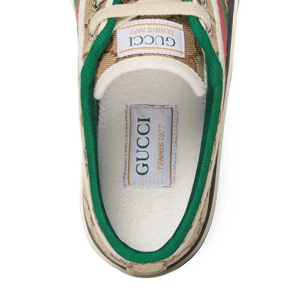 Zapatillas GG unisex de la serie 1977 de Gucci Tennis