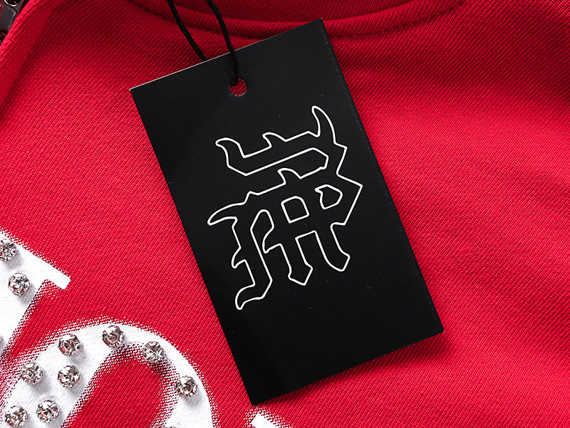 Emotions Never Die Zip Hoodie Red