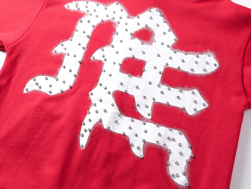 Emotions Never Die Zip Hoodie Red