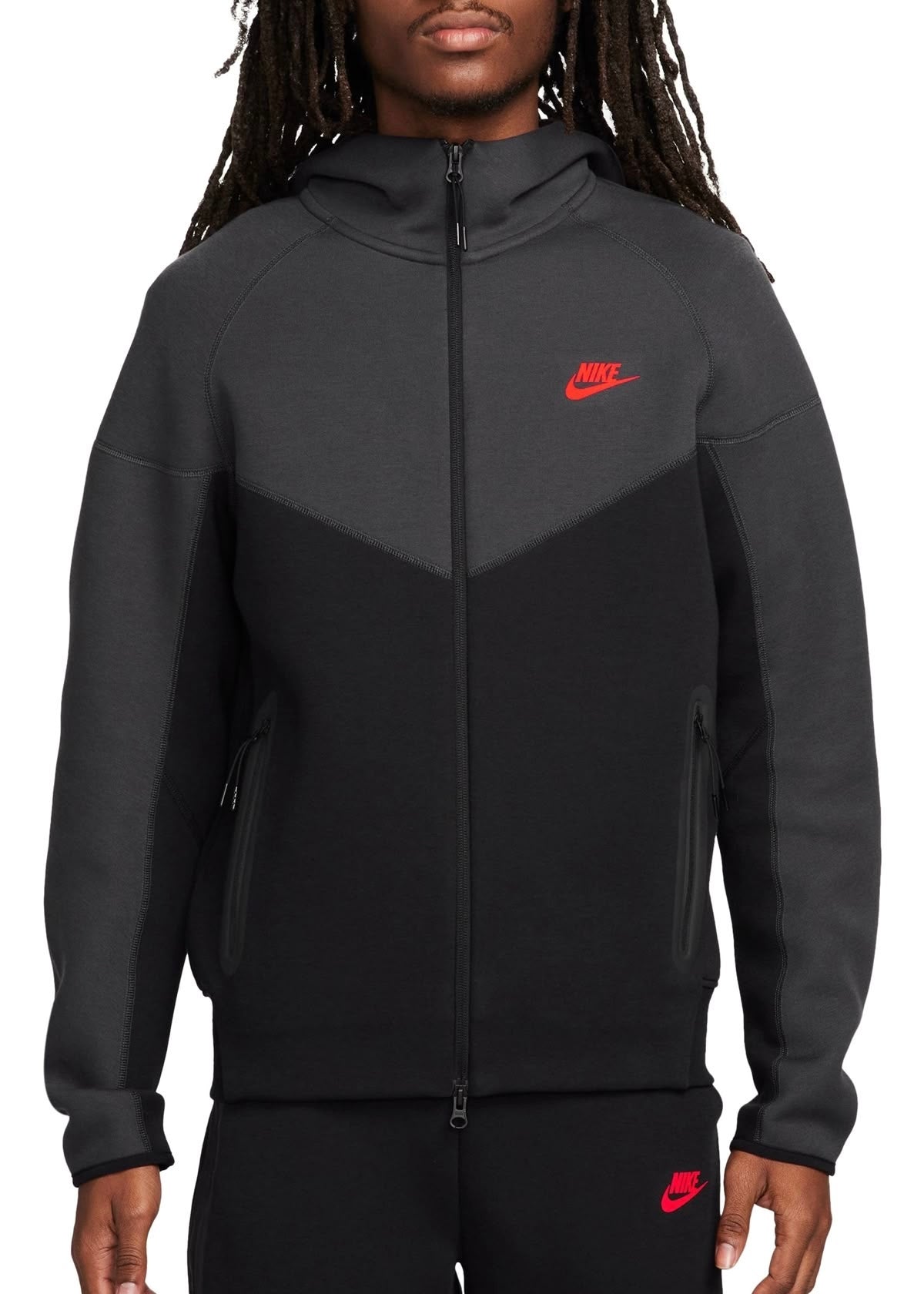 Conjunto Nike Tech Fleece Negro/Gris