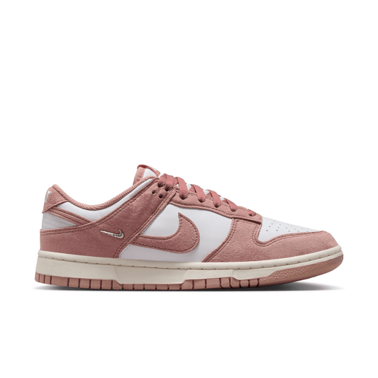 Tenis Dunk Low Nike mujer Rosado/Blanco