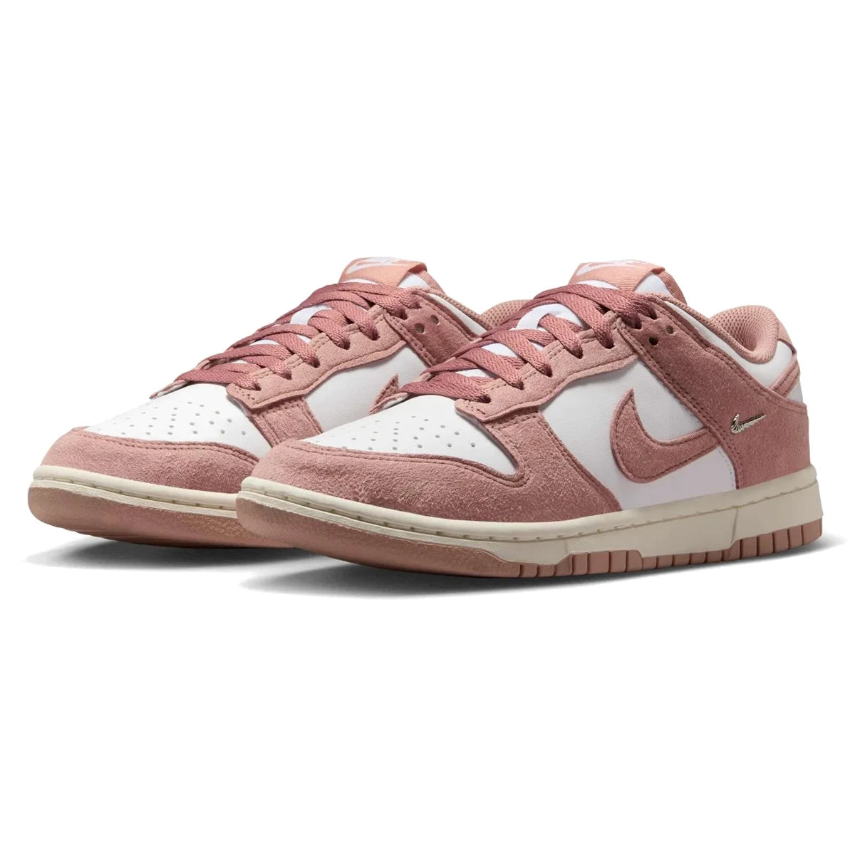 Tenis Dunk Low Nike mujer Rosado/Blanco