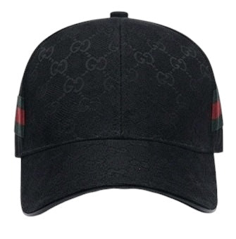 Gorra de Béisbol Estilo Monograma - Black Edition