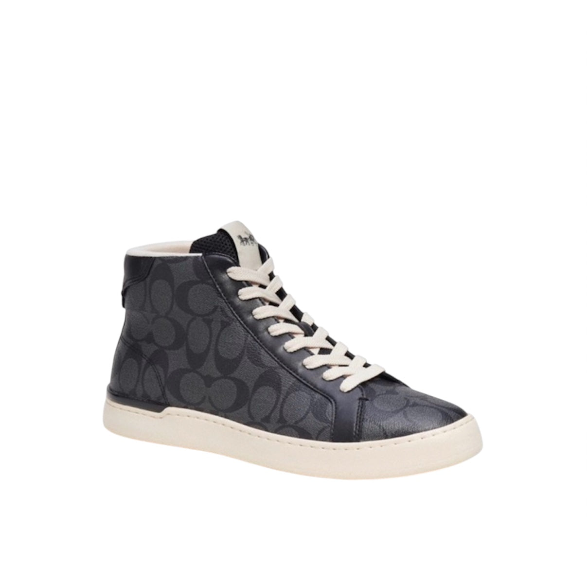 Coach Clip High Top Hombre Gris Negras