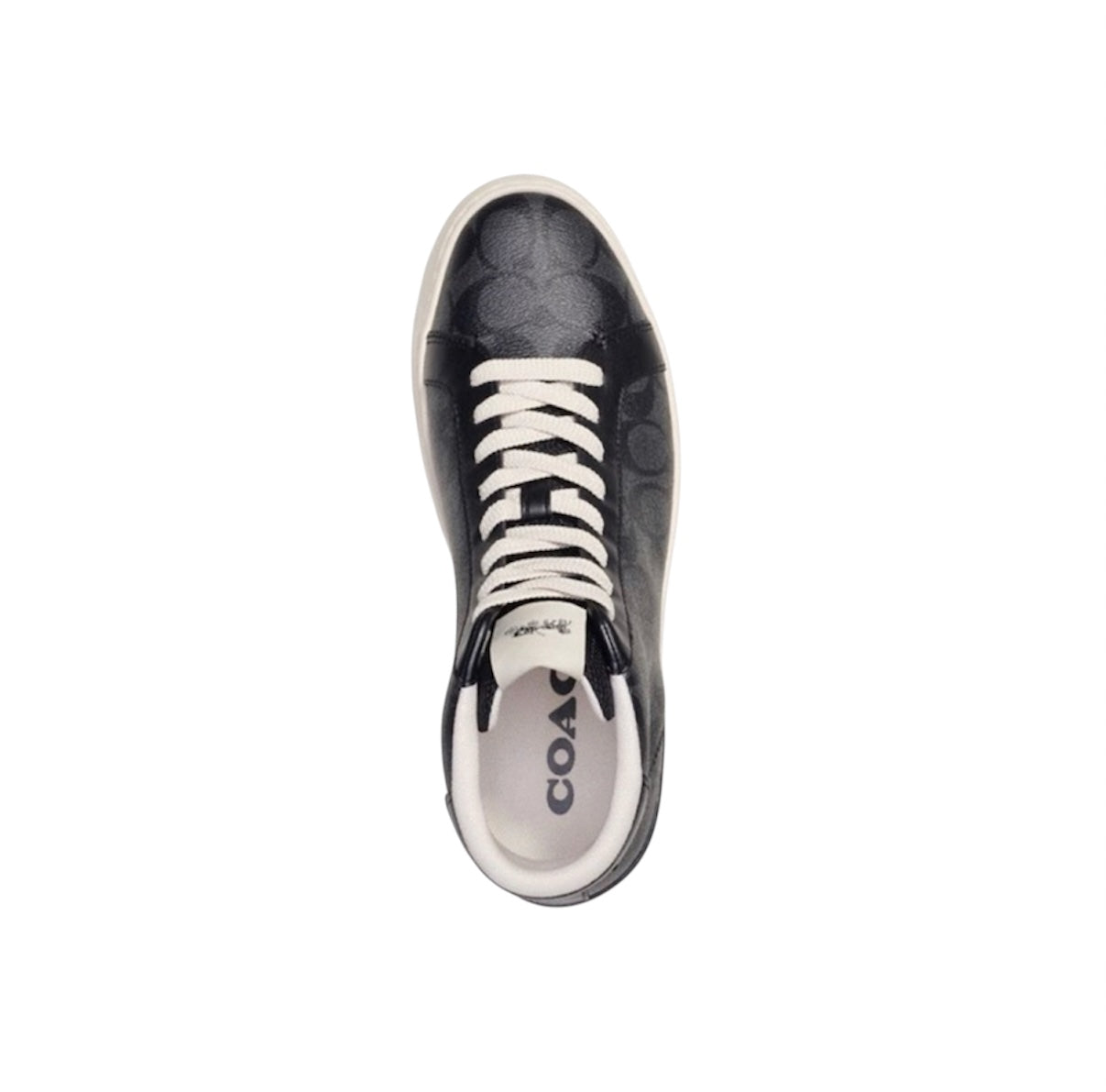 Coach Clip High Top Hombre Gris Negras