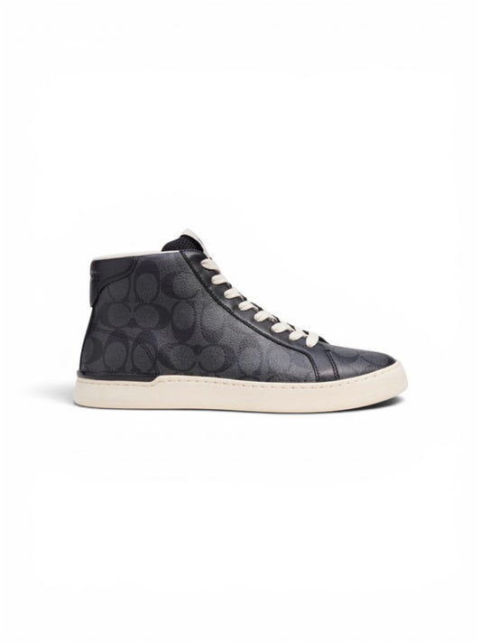 Coach Clip High Top Hombre Gris Negras