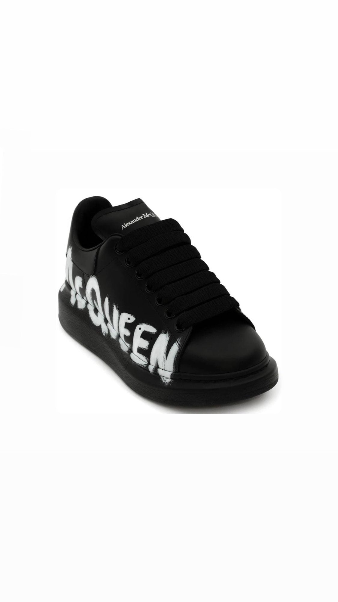 Alexander Mcqueen graffiti print white