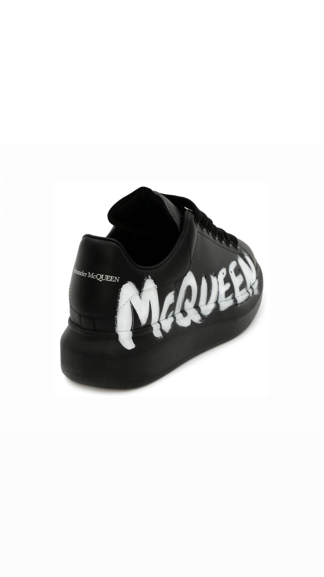 Alexander Mcqueen graffiti print white