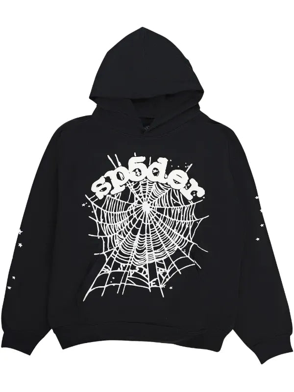 SP5DER hoodie OG Web Black