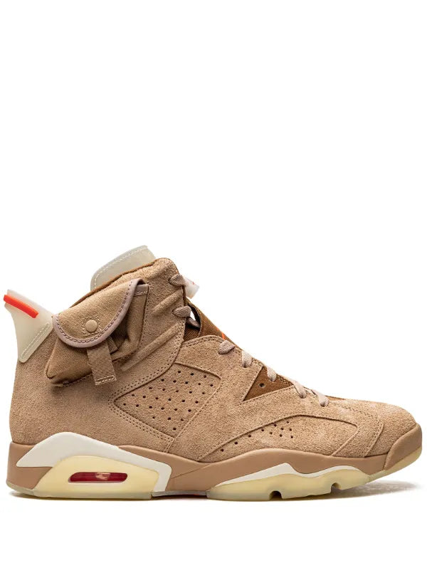 tenis Air Jordan 6 Retro SP British Khaki Promo Sample de Jordan x Travis Scott