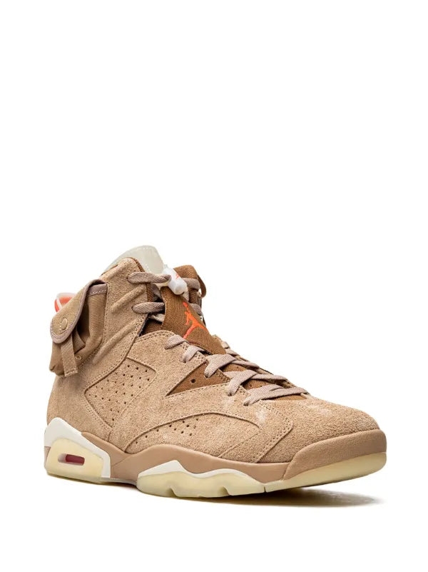 tenis Air Jordan 6 Retro SP British Khaki Promo Sample de Jordan x Travis Scott