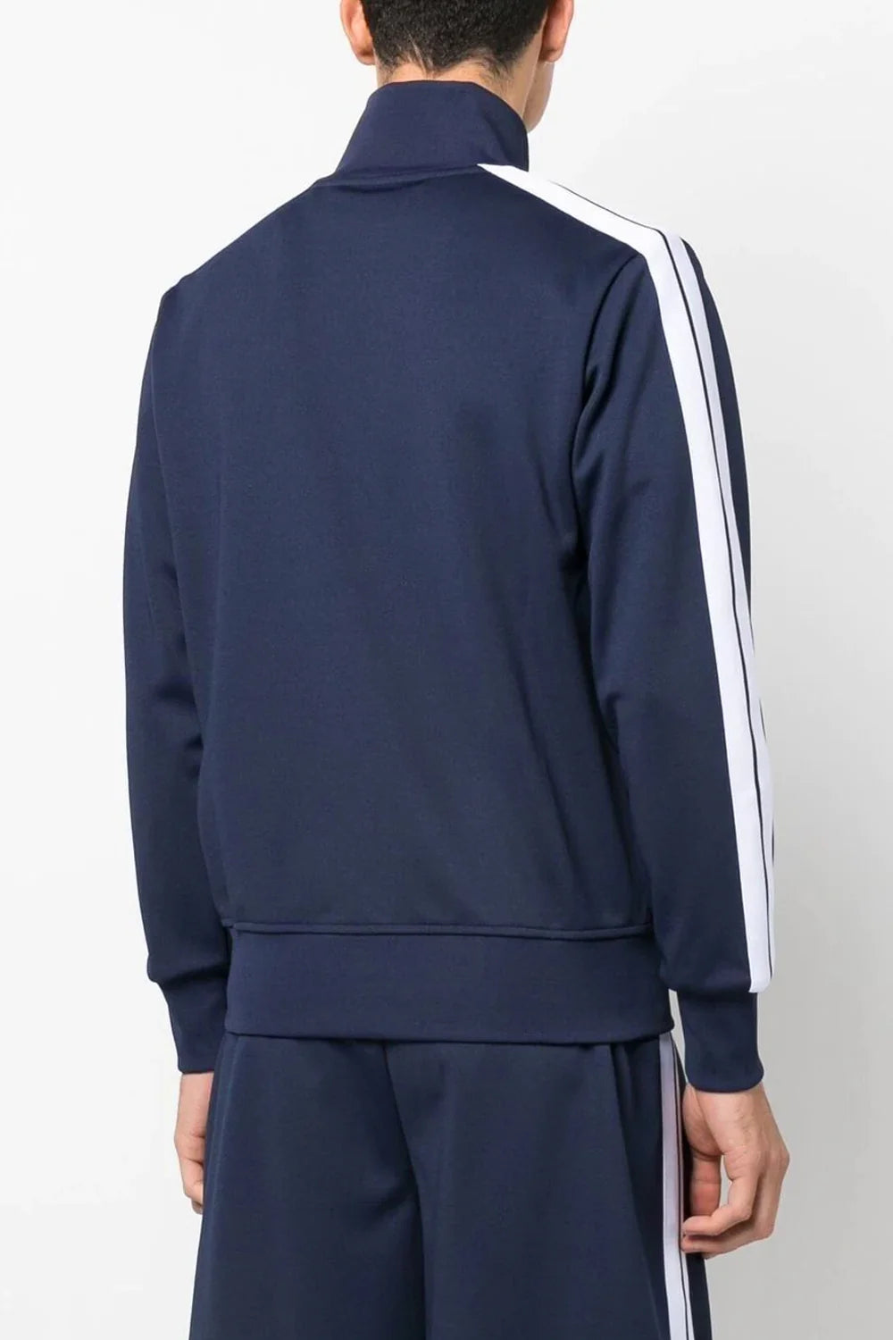 Conjunto Palm Angels Classic side-stripe zipped blue navy