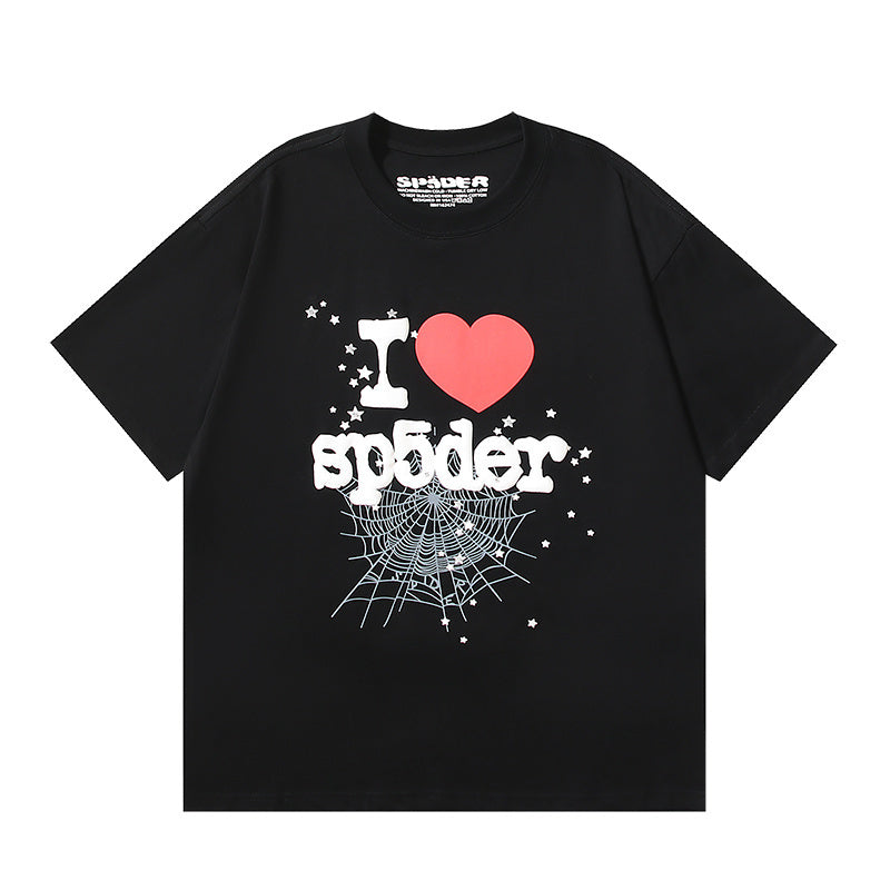 t-shirt sp5der black