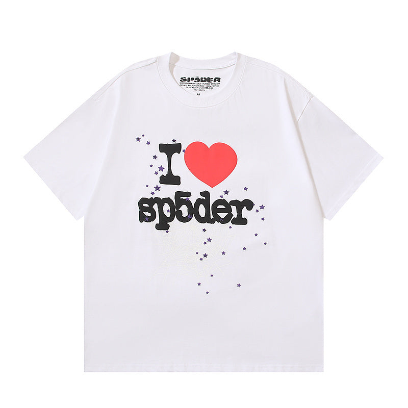 t-shirt sp5der white